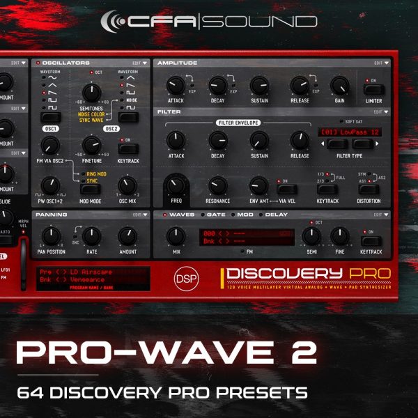 collection of 64 discovery presets for electro house and trance music