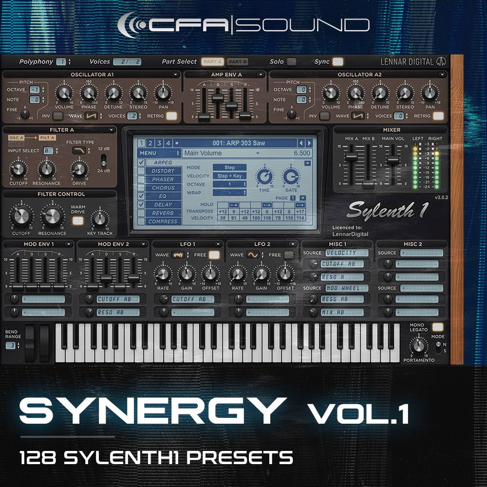Synergy Vol.1 Sylenth1 Presets for EDM and Trance - CFA-Sound