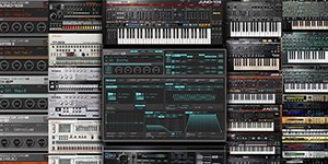 subscription collection of famous vintage roland synthesizers and drum machines