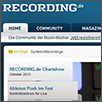 online comunity about music recording