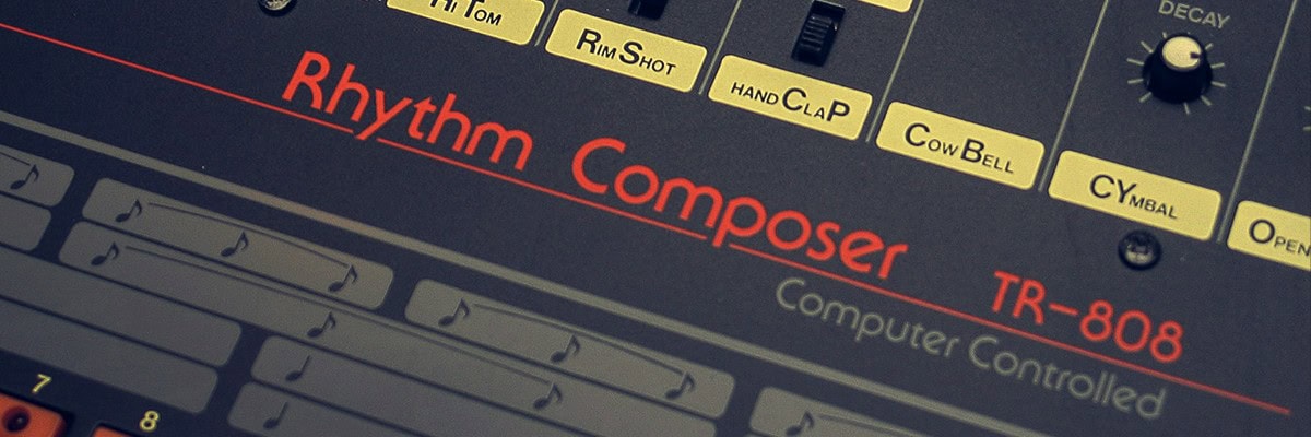 An easy-to-understand look at the history of drum machines like TR-808, Akai MPC, LinnDrum and others