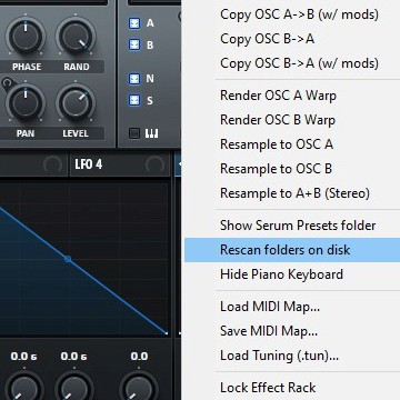 quick guide about how to install serum presets