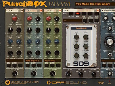 joint work on the concept and factory sounds of Punchbox by D16 Group