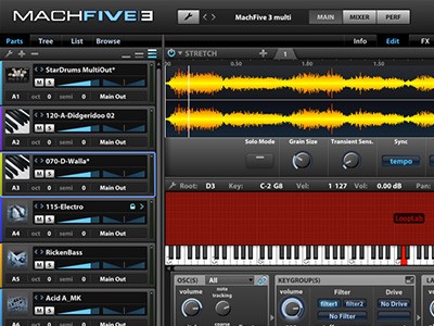 custom sound design service work done for MOTU MachFive sampler and UVI plugin
