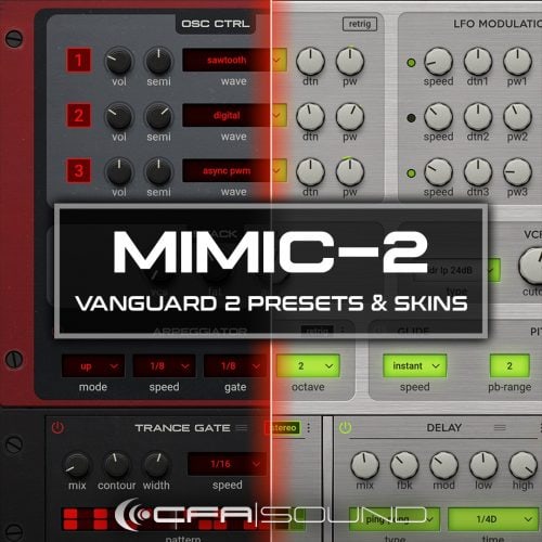 collection of house and techno vanguard 2 presets and additional ui themes